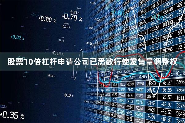 股票10倍杠杆申请公司已悉数行使发售量调整权